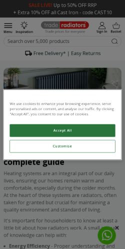 Mobile page screenshot