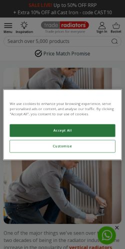Mobile page screenshot