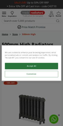 Mobile page screenshot