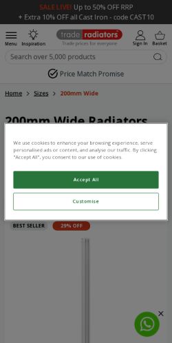 Mobile page screenshot