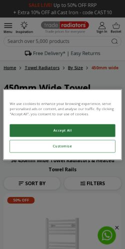 Mobile page screenshot