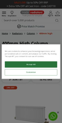 Mobile page screenshot