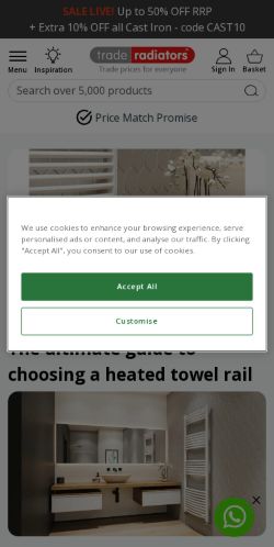 Mobile page screenshot