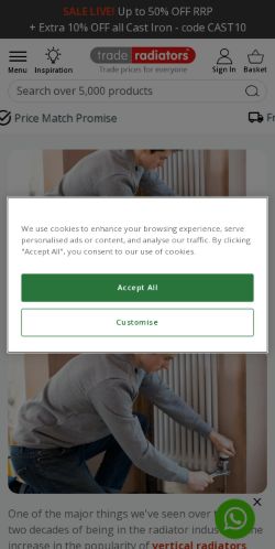 Mobile page screenshot