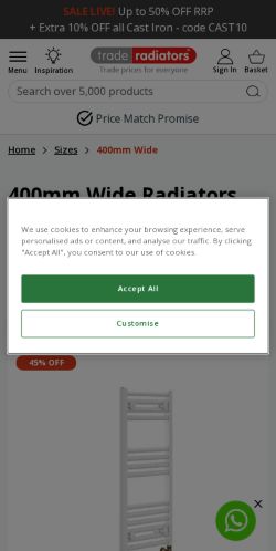 Mobile page screenshot