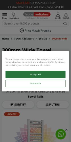 Mobile page screenshot