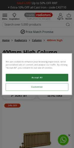 Mobile page screenshot