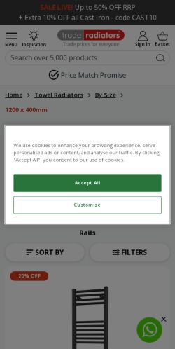 Mobile page screenshot