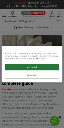 Mobile page screenshot