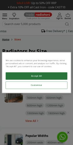 Mobile page screenshot