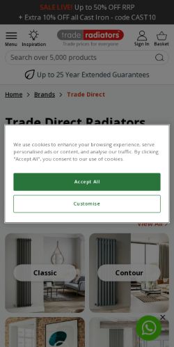 Mobile page screenshot