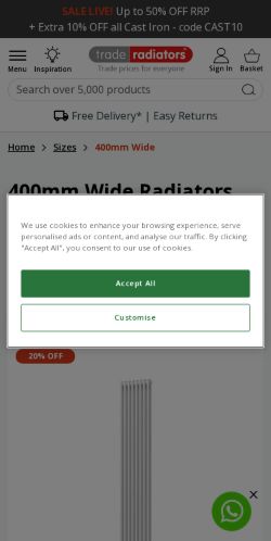 Mobile page screenshot