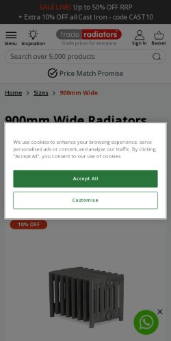 Mobile page screenshot