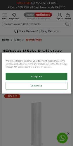 Mobile page screenshot