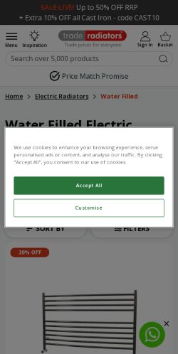 Mobile page screenshot