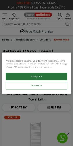 Mobile page screenshot