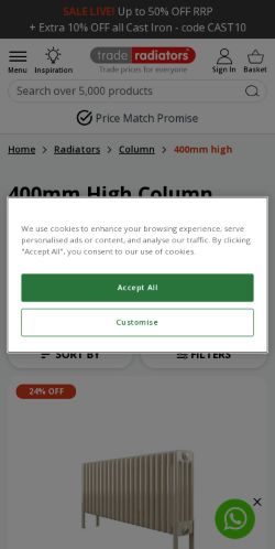 Mobile page screenshot