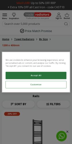 Mobile page screenshot