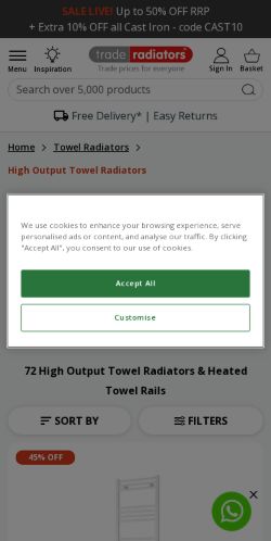 Mobile page screenshot