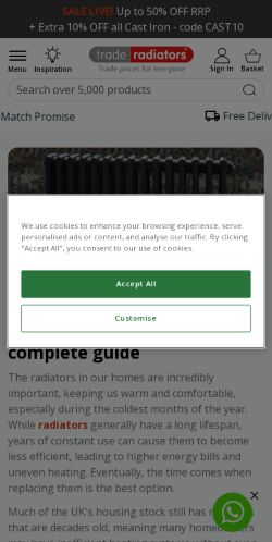 Mobile page screenshot