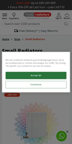 Mobile page screenshot