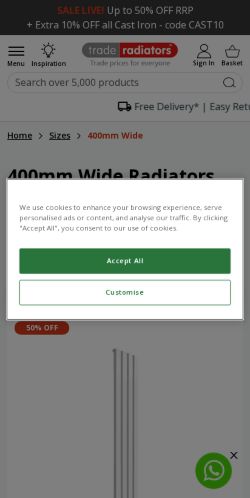 Mobile page screenshot