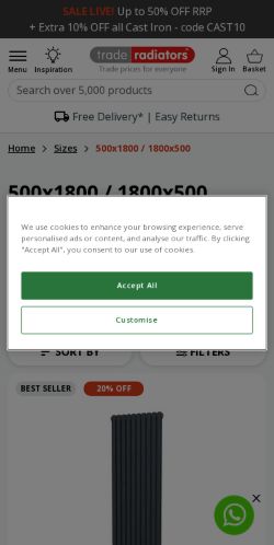 Mobile page screenshot