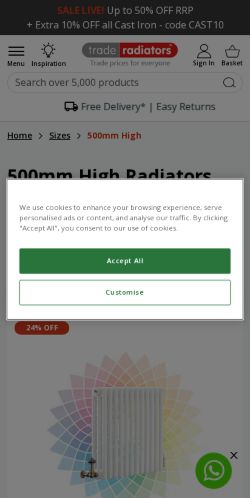 Mobile page screenshot