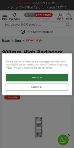 Mobile page screenshot