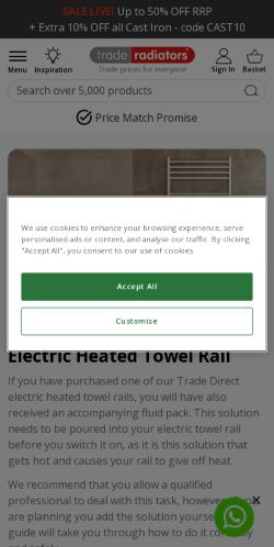 Mobile page screenshot