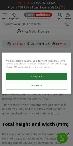 Mobile page screenshot