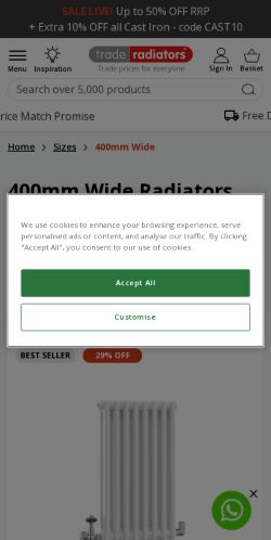 Mobile page screenshot