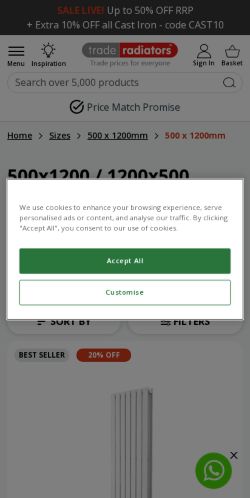 Mobile page screenshot