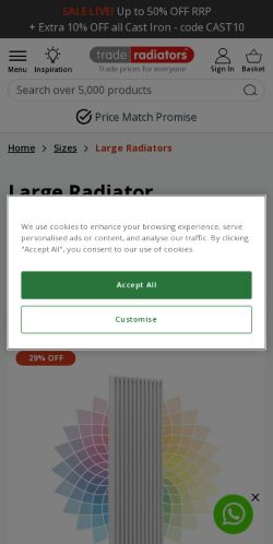 Mobile page screenshot