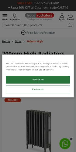 Mobile page screenshot