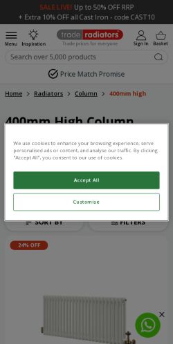 Mobile page screenshot
