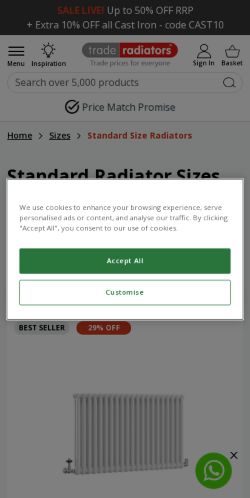 Mobile page screenshot