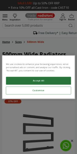 Mobile page screenshot