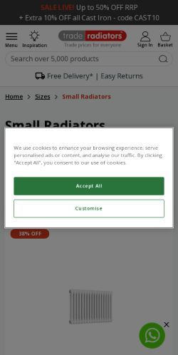 Mobile page screenshot