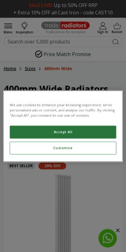 Mobile page screenshot