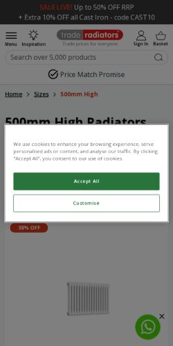 Mobile page screenshot