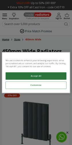 Mobile page screenshot