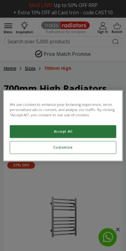 Mobile page screenshot