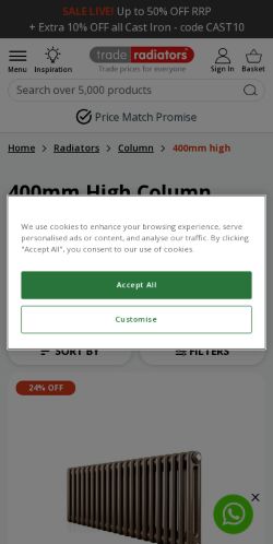 Mobile page screenshot