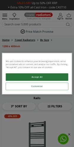 Mobile page screenshot