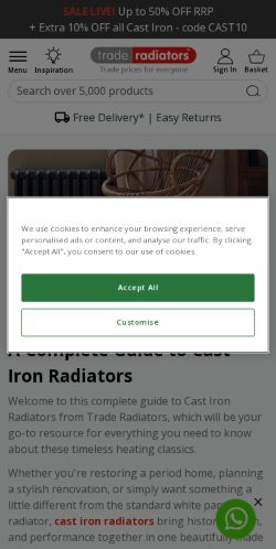 Mobile page screenshot