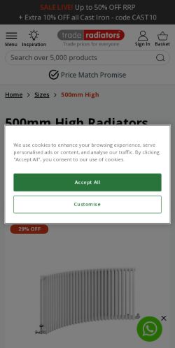 Mobile page screenshot