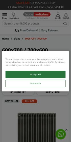 Mobile page screenshot