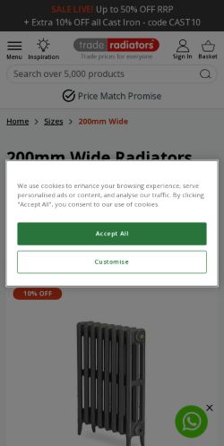 Mobile page screenshot