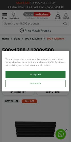 Mobile page screenshot